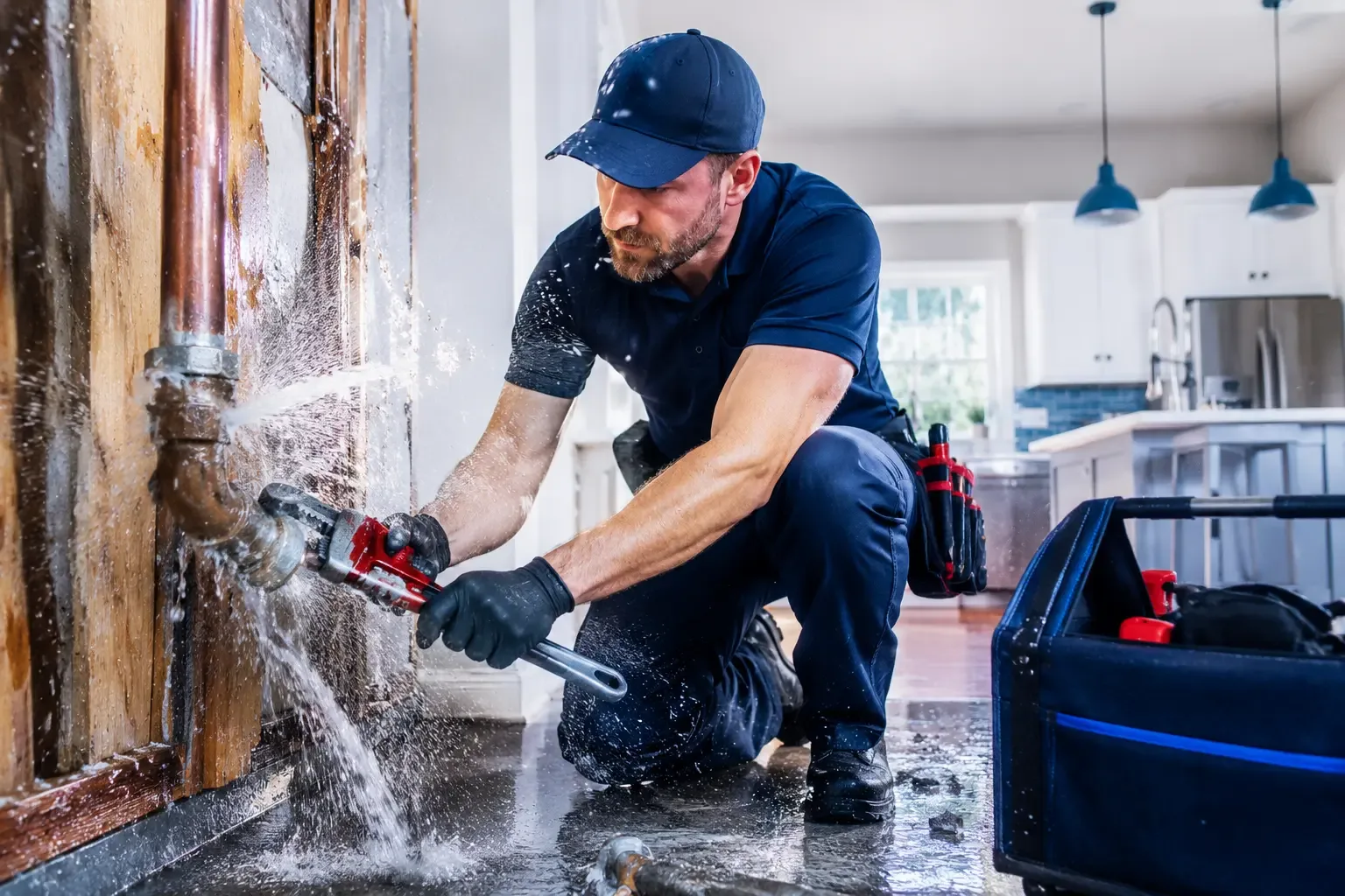 Local emergency pipe repair professionals in Russell, IL